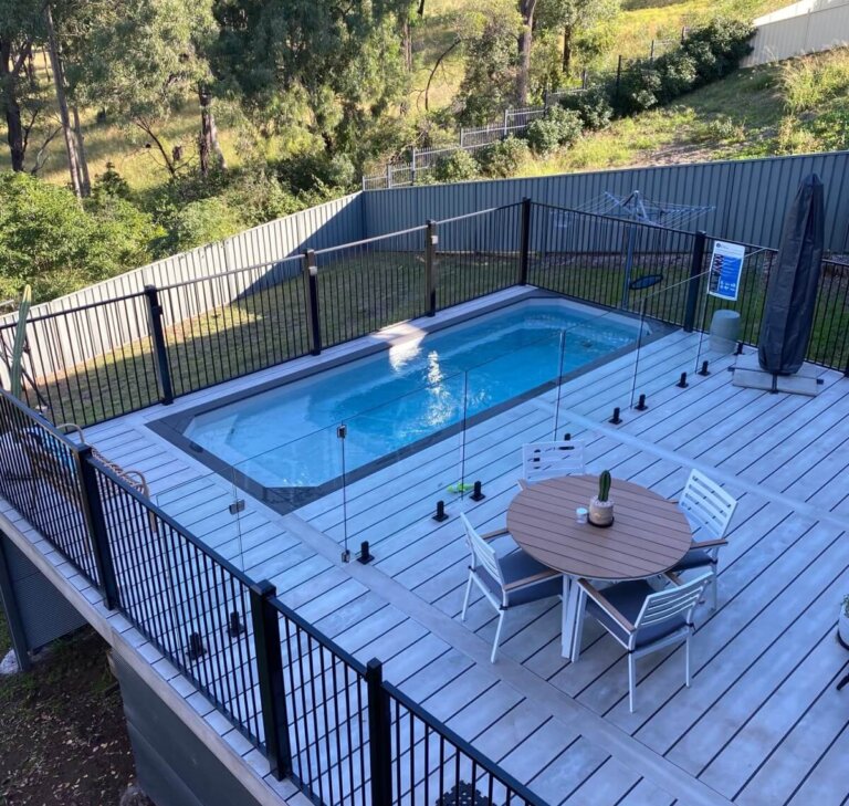 Little Pools Small Above Ground Fiberglass Plunge Pools Project Gallery 08