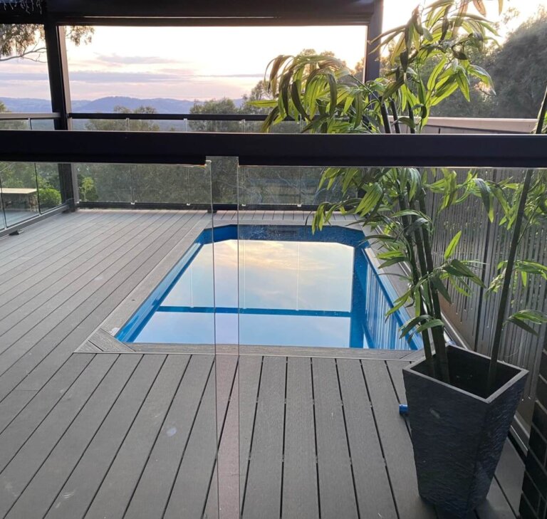 Little Pools Small Above Ground Fiberglass Plunge Pools Project Gallery 09