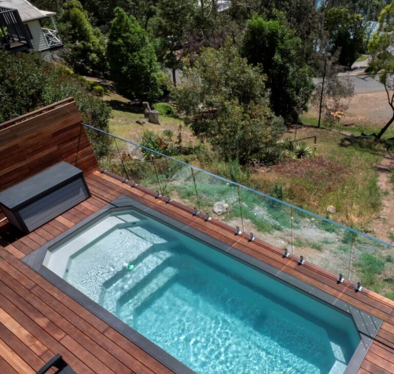 Little Pools Small Above Ground Fiberglass Plunge Pools Project Gallery 18