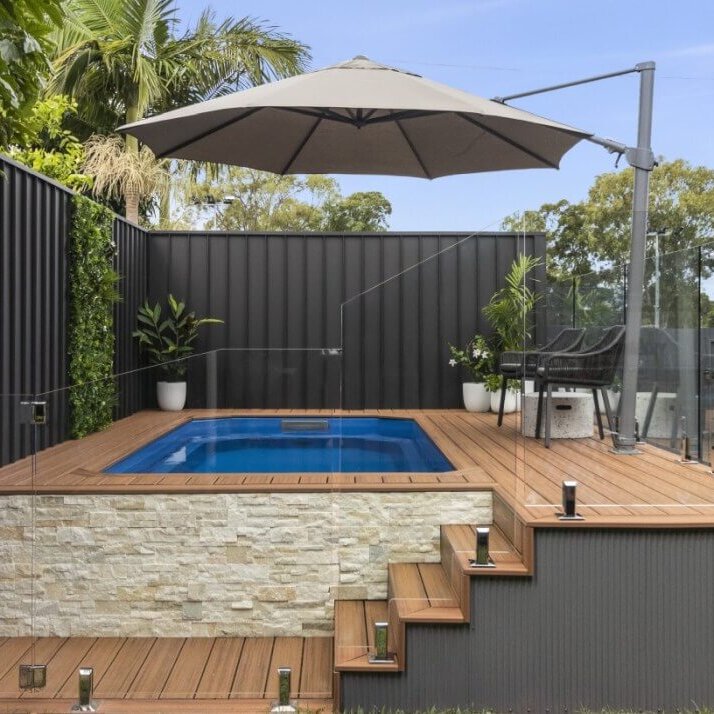 Precast plunge pool versus fiberglass plunge pool