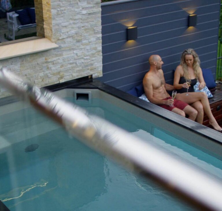 Couple Enjoying Their Little Pool 11